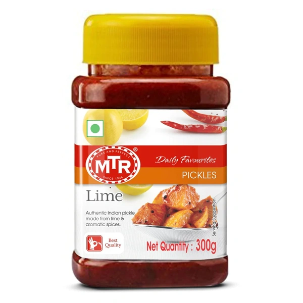 MTR Lime Pickle 300 g MTR  ನಿಂಬೆ ಉಪ್ಪಿನಕಾಯಿ 300 ಗ್ರಾಂ - 300g