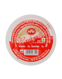 MTR Rasogolla Portion Pack 120 g MTR  ರಸಗೊಲ್ಲ ಪೋರ್ಷನ್ ಪ್ಯಾಕ್ 120 ಗ್ರಾಂ - 120g