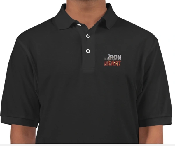 The Iron Heart Polo T-shirt - Black, XL