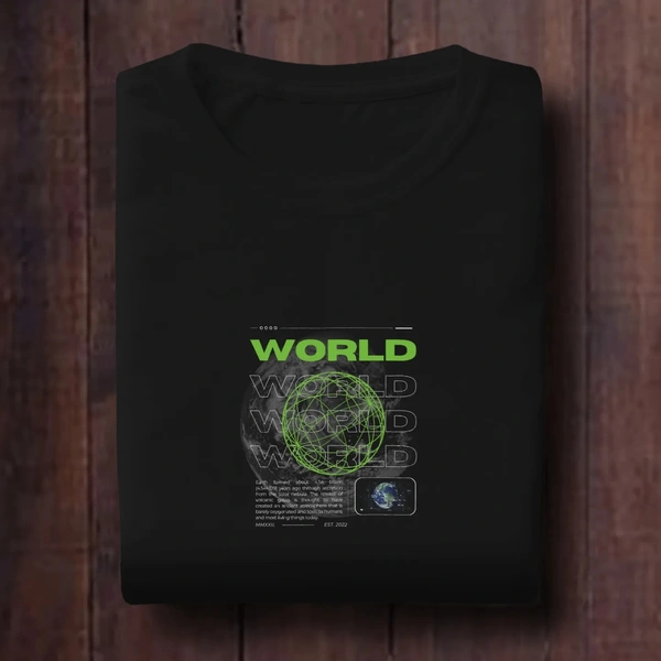 Earth🌏 - Black, XL