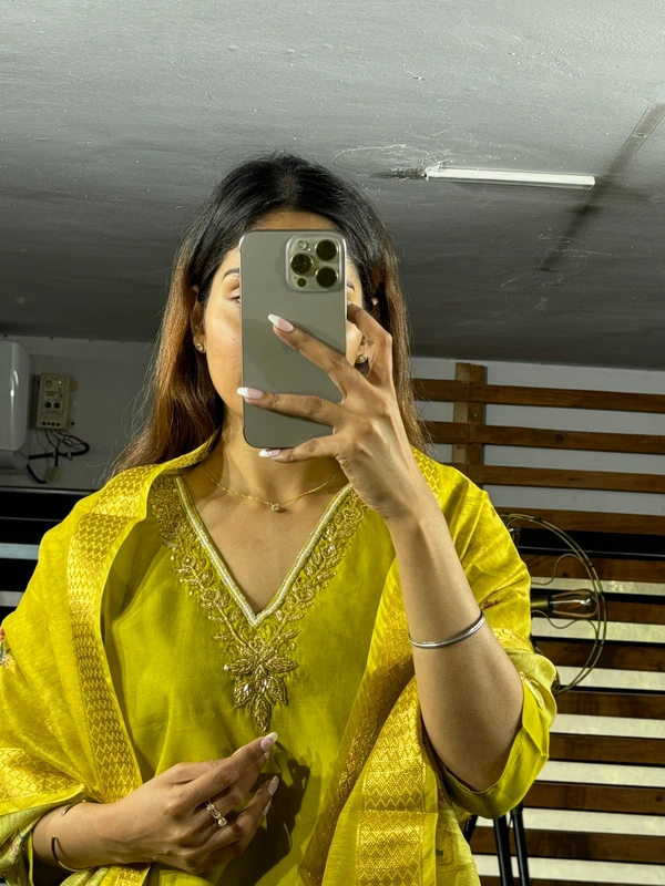 gabatimes Kurti Pent Dupatta Set - colour 2, L (40)