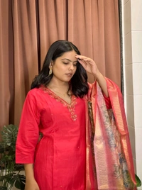 Gabatimes Kurti Pant Dupatta Collection  - S, colour 1