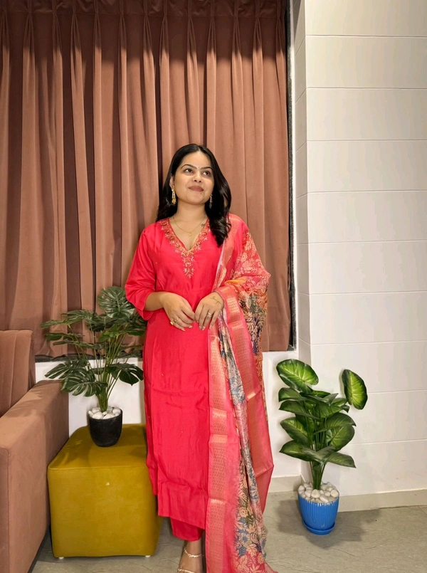 Gabatimes Kurti Pant Dupatta Collection  - 2XL, colour 1