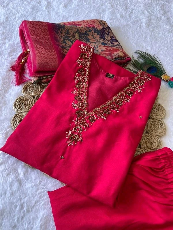 Gabatimes Kurti Pant Dupatta Collection  - 2XL, colour 1