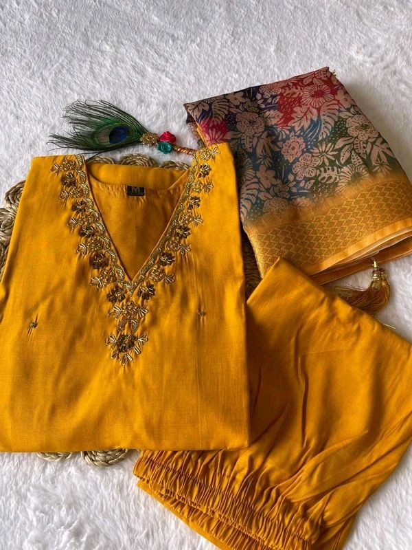 Gabatimes Kurti Pant Dupatta Collection  - XL, colour 2