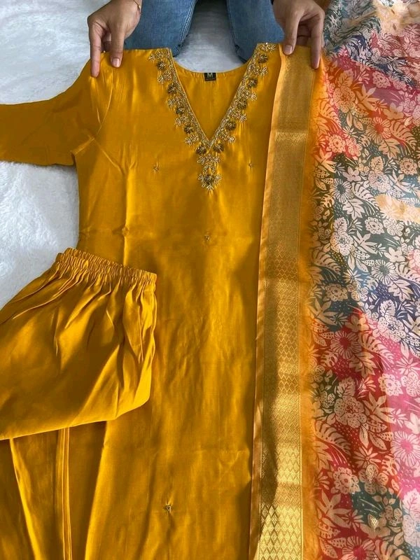 Gabatimes Kurti Pant Dupatta Collection  - 2XL, colour 2