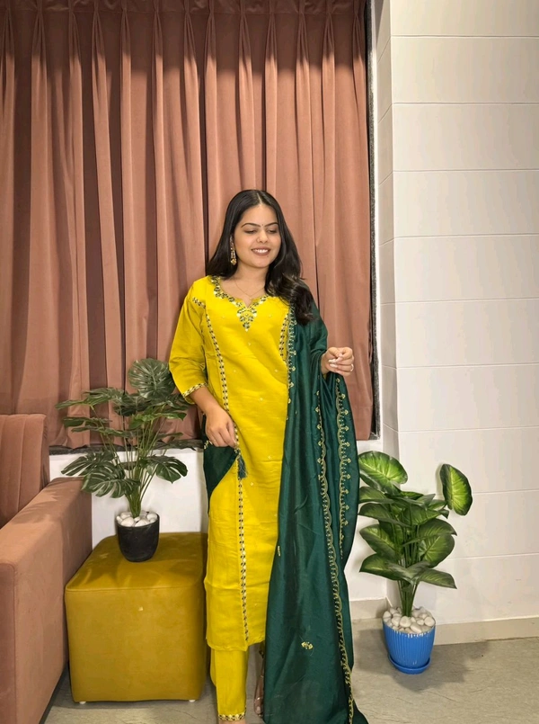 Gabatimes New Launching Designer Kurti Pant Collection  - L