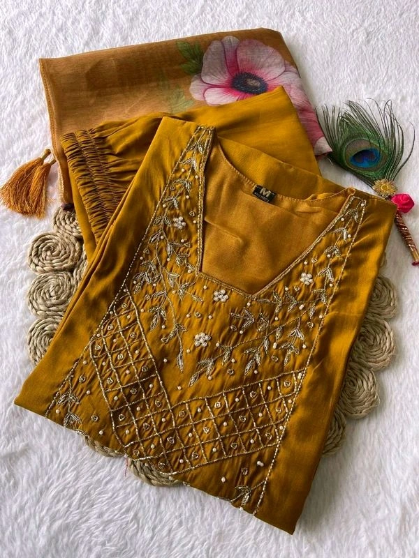 Gabatimes New Launching Designer Kurti Pant Collection  - M, colour 1