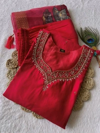 GabaTimes  Designer Kurti Pant Dupatta Collection  - colour 1, XXL