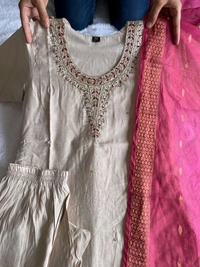 GabaTimes  Launching New Designers Kurti Pent Dupatta Set - colour 1, L