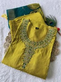 GabaTimes  Launching New Designers Kurti Pent Dupatta Set - colour 2, S