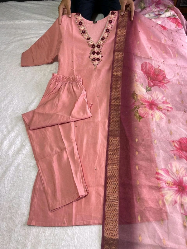 Gabatimes New Designer Kurti Pant Dupatta Collection  - colour 2, S
