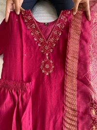 GabaTimes  Launching New Designers Kurti Pent Dupatta Set - colour 2, XL