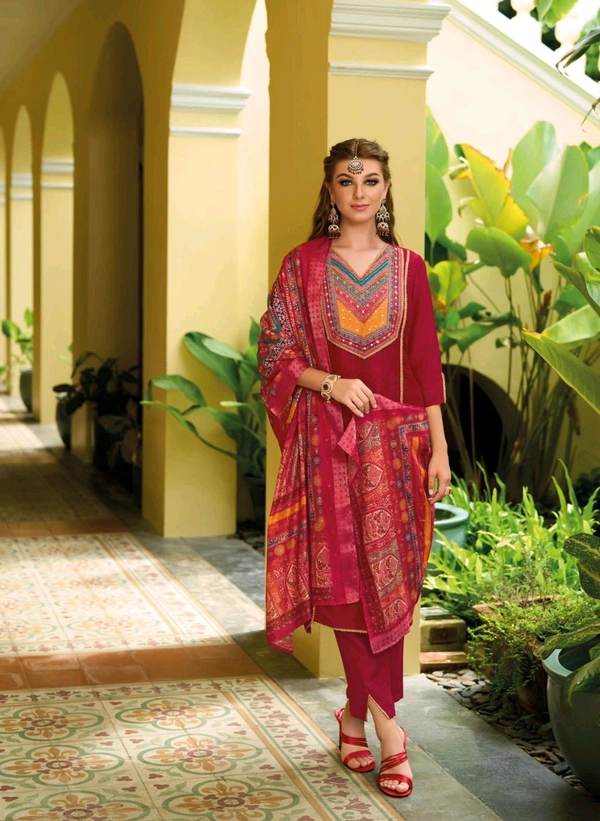 GabaTimes  Kurti Pant Collection Set  - colour 1, XL