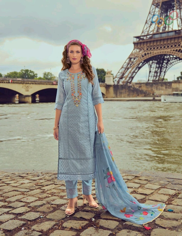 GabaTimes  Kurti Pant Collection  - L