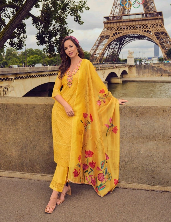 GabaTimes  Kurti Pant Collection  - L