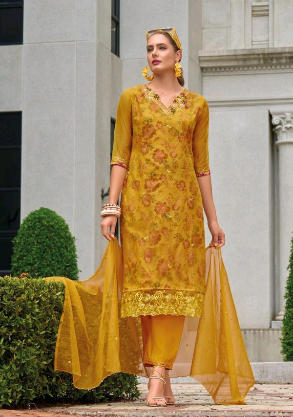 Gabatimes Designer Kurti Pant Collection 2024-25 - L