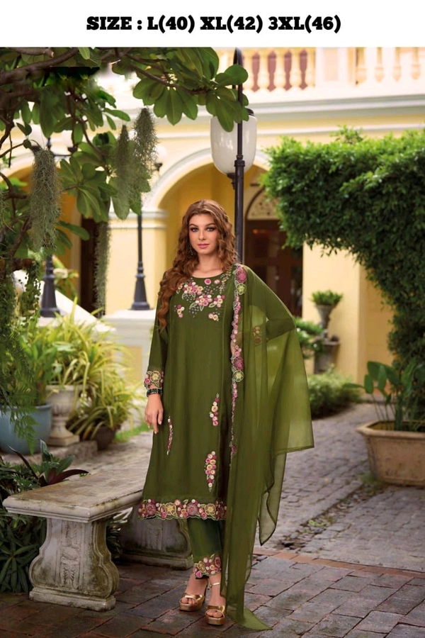 Gabatimes Designer Kurti Pant Collection 2024-25 - 3XL