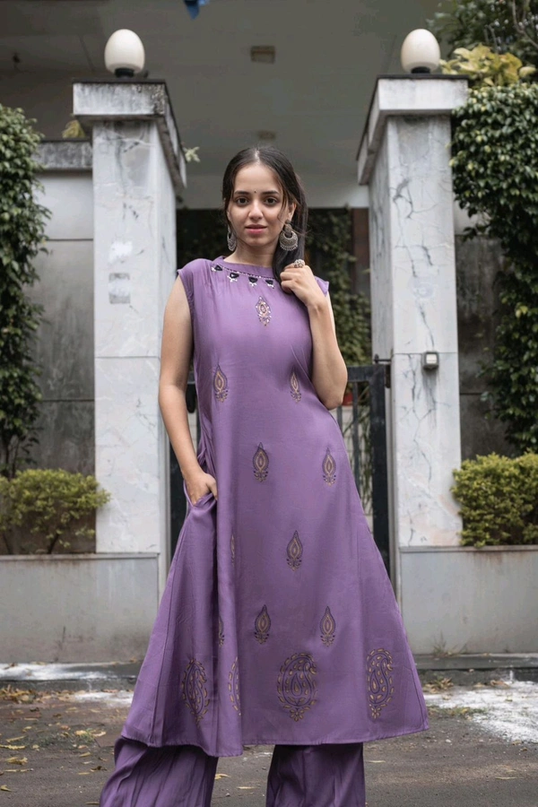 GabaTimes  Kurti Plazo Collection  - colour 1, L