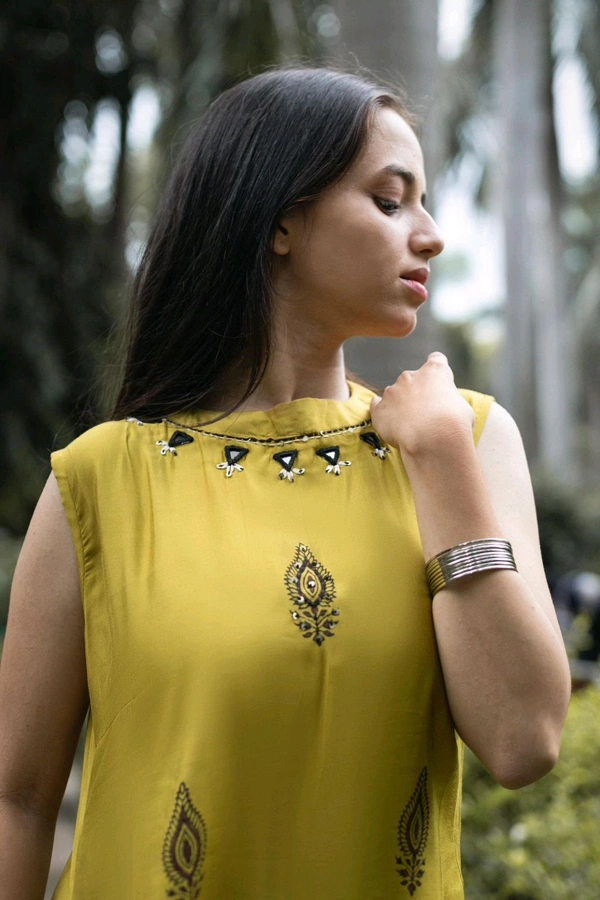 GabaTimes  Kurti Plazo Collection  - colour 2, M