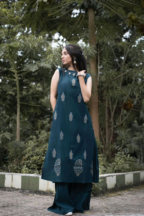 GabaTimes  Kurti Plazo Collection  - colour 3, S