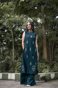 GabaTimes  Kurti Plazo Collection  - colour 3, XL