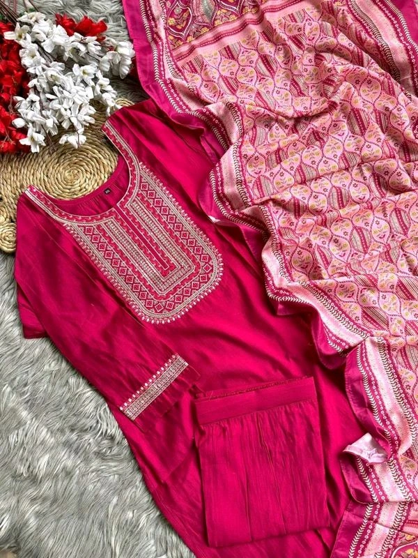 GabaTimes  Designer Ready To Wear Kurti Pant Collection  - L