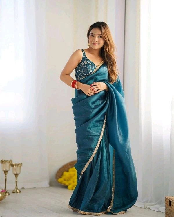 GabaTimes  Ready To Wear Saree Collection  - L, colour 3