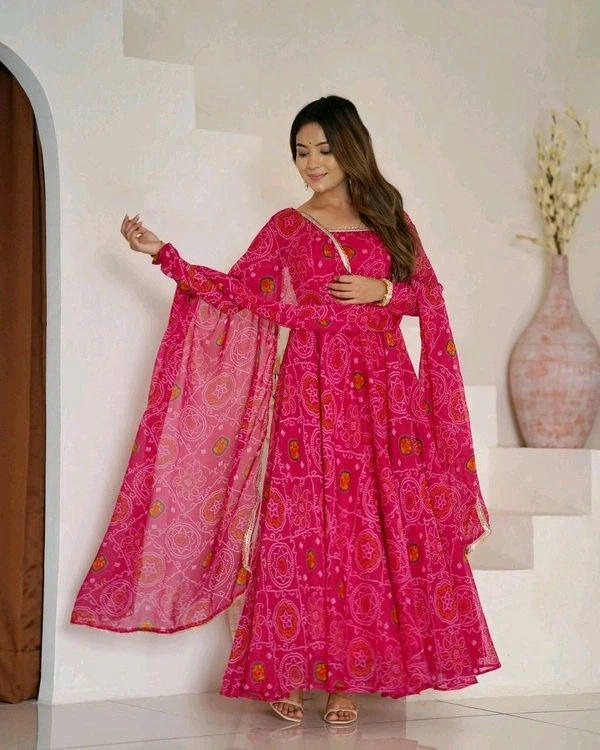GabaTimes  Anarkali Gown Set  - colour 2, 3XL