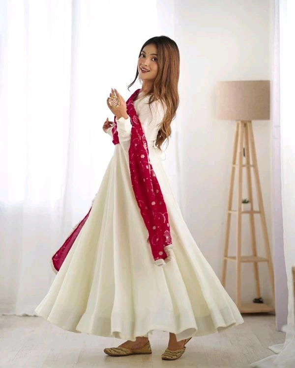 GabaTimes  Anarkali Suit Collection 2025 - colour 1, Xs