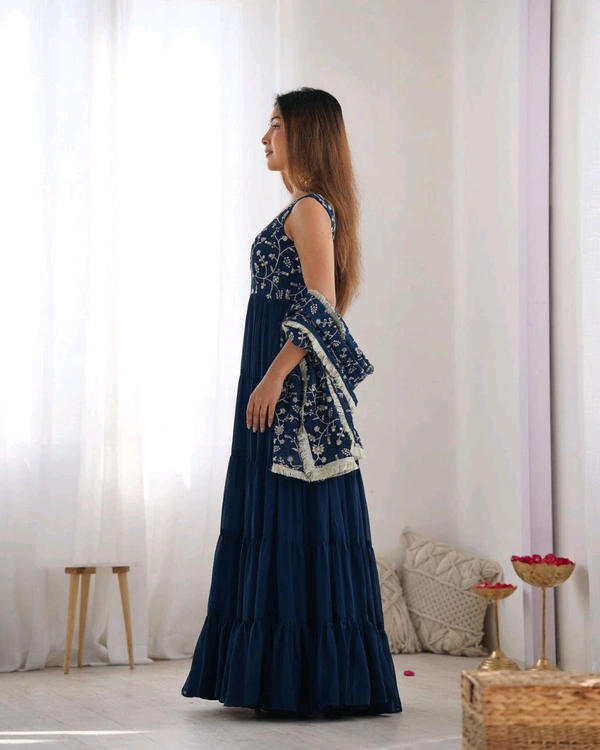 GabaTimes  Anarkali Gown Set  - L