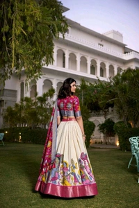 GabaTimes  Lehenga Choli Collection 2024 - colour 1, Blouse Size (Xs), Unstitched Blouse