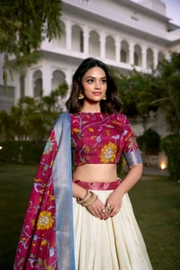 GabaTimes  Lehenga Choli Collection 2024 - colour 1, Blouse Size (Xs), Unstitched Blouse