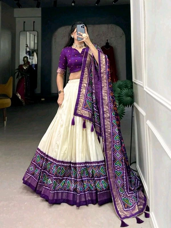 GabaTimes  Lehengas Collection  - colour 1, Blouse Size (Xs), Unstitched Blouse