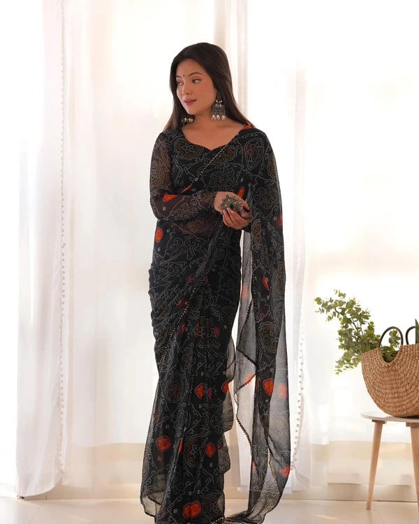 gabatimes READY TO WEAR BANDEJ SAREE COLLECTION  - colour 2, Xl