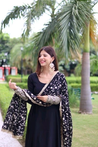 GabaTimes  GOWN With Dupatta Collection  - colour 1, 3Xl