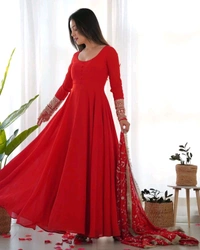 GabaTimes  GOWN With Dupatta Collection  - colour 2, Xs
