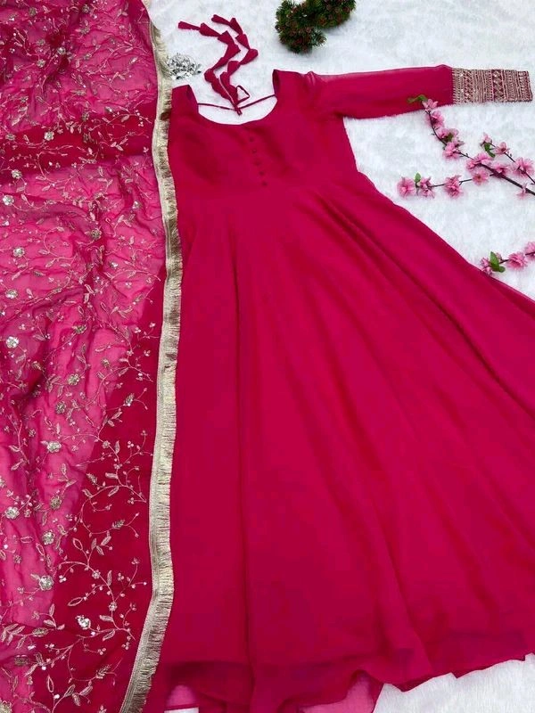 GabaTimes  GOWN With Dupatta Collection  - colour 3, L