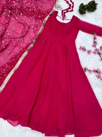 GabaTimes  GOWN With Dupatta Collection  - colour 3, L