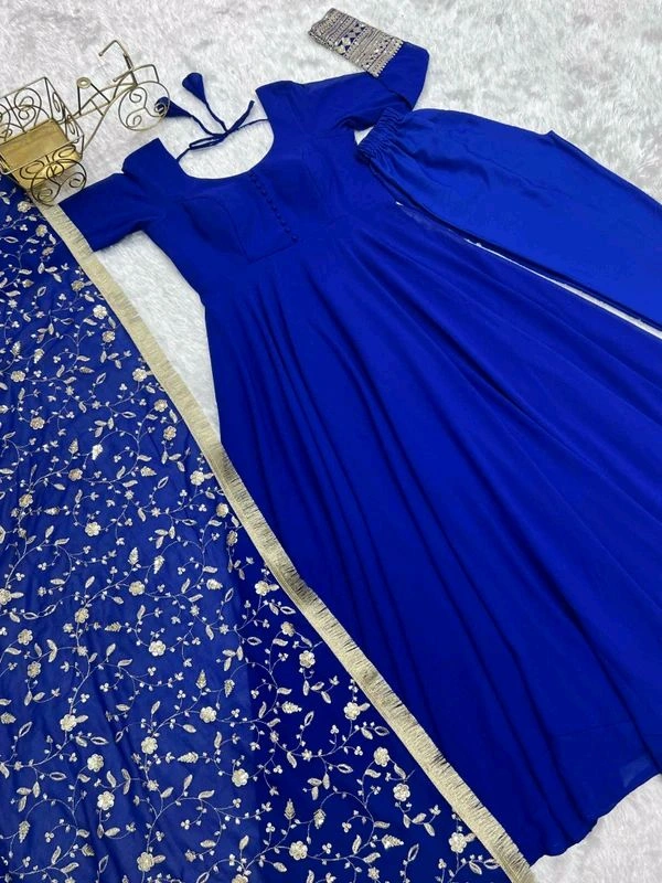 GabaTimes  GOWN With Dupatta Collection  - colour 4, Xs