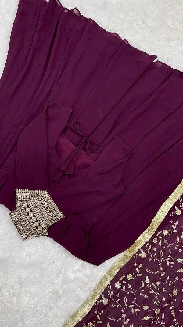GabaTimes  GOWN With Dupatta Collection  - colour 5, 2Xl