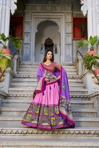 GabaTimes  Lehenga Choli Collection  - colour 1, Blouse Size (Xs), Unstitched Blouse