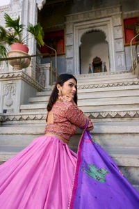 GabaTimes  Lehenga Choli Collection  - colour 1, Blouse Size (Xs), Unstitched Blouse