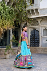 GabaTimes  Lehenga Choli Collection  - colour 3, Blouse Size (2Xl), Sttiched Blouse