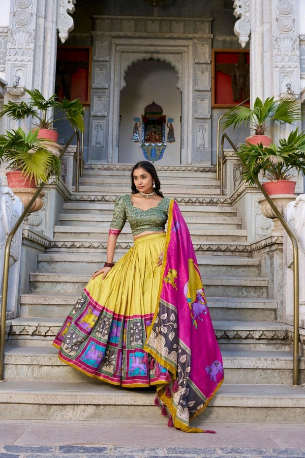 GabaTimes  Lehenga Choli Collection  - colour 4, Blouse Size (L), Sttiched Blouse