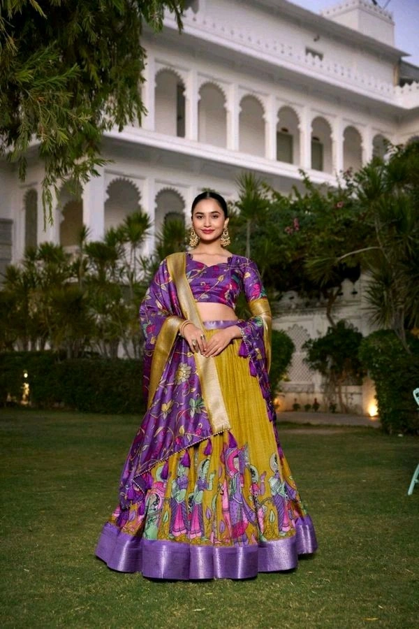 GabaTimes  Lehenga Choli Collection 2024 - colour 4, Blouse Size (L), Stitched Blouse