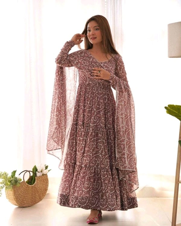 GabaTimes  Anarkali Gown Set - L