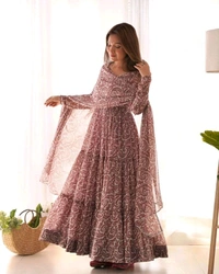 GabaTimes  Anarkali Gown Set - L