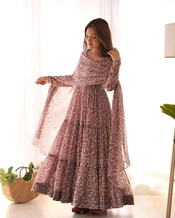 GabaTimes  Anarkali Gown Set - L