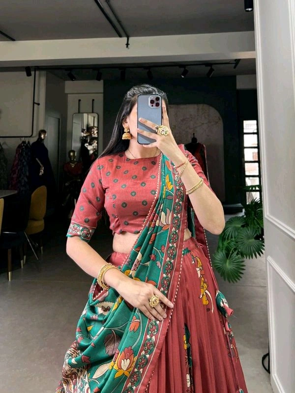 GabaTimes  New Designer Lehenga Collection  - Mandy, Unstitched Blouse, Blouse Size (2Xl)